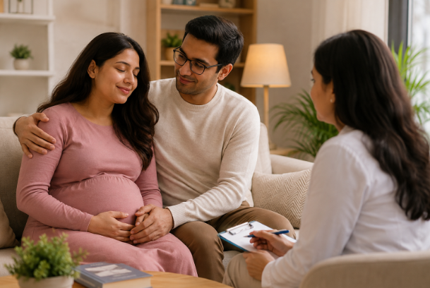 Birth psychology support and emotional guidance during pregnancy by Dr. Neha Khandelwal