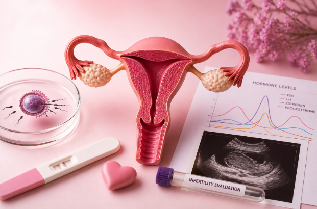 Comprehensive infertility evaluation for couples